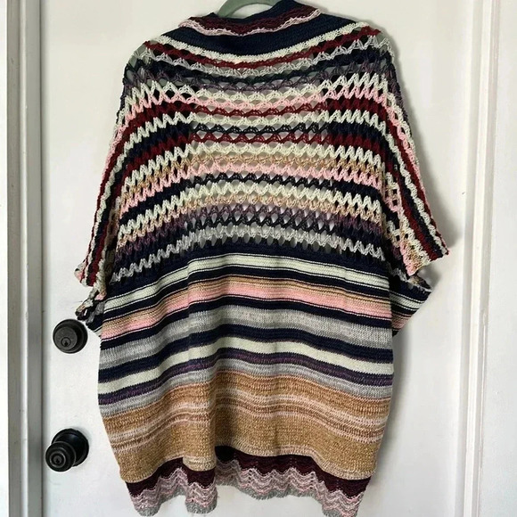 Moth Anthropologie Women's Kearny Crochet Cardigan in Multi Size SMALL - Picture 5 of 5